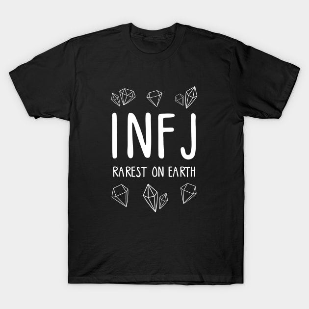 INFJ, rarest on Earth T-Shirt by krimons